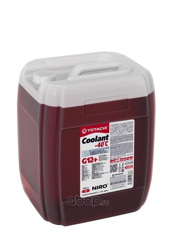 Охлаждающая жидкость TOTACHI NIRO COOLANT   Red   -40C   G12+     10кг